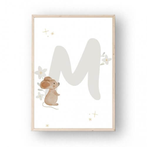 Poster M A4 – print